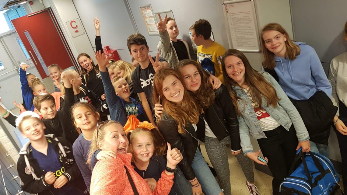 jeugdleden van AGAVS – KDK AGAVS bij het EK Mannen in Nederland Woensdagavond 18 september